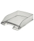 Briefablage Plus 5226-00-92, A4/C4, grau-transparent, Polystyrol stapelbar