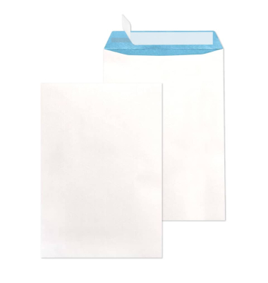 Versandtasche, B4, 135gm&sup2;, Haftklebend, wei&szlig;blau MAILMEDIA 30005508