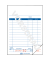 Kassenblock 2835 A6 2x50 Blatt