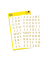 3727 Buchstaben 7,5 mm Gold Folie 2Bg