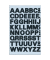 3780 Buchstabenetiketten A - Z 9,5mm x 38pt schwarz wetterfest