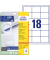 Etiketten ultragrip 6171, wei&szlig;, 64x45mm, rechteckig