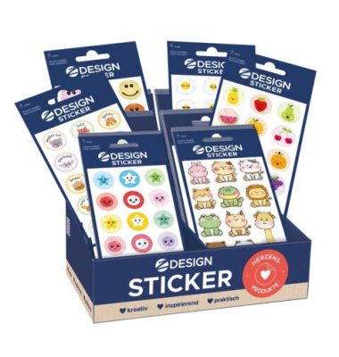 Sticker Lachende Gesichter, sortiert AVERY ZWECKFORM 48734