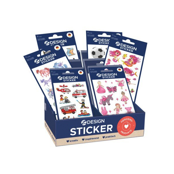 60 Stück AVERY Zweckform Sticker Hobby, sortiert AVERY ZWECKFORM 48741 4004182487419 AVERY Zweckform