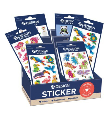 Sticker Glitter, sortiert AVERY ZWECKFORM 48744