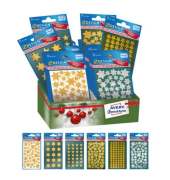 Weihnachtssticker Sterne, sortiert AVERY ZWECKFORM 52937