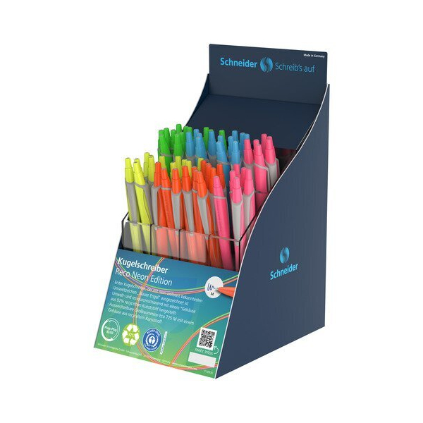 Schneider Kugelschreiber Reco 519983, blau, M, nachfüllbar 4004675182241 Schneider
