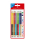 Buntstifte-Set Bicolor, 116197, farbig sortiert, rund, Packung