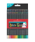 Buntstifte-Set Blackwood, 116436, farbig sortiert, dreikant, ergonomisch, Packung