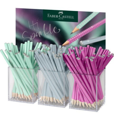 Bleistift Sparkle Aurora Colours, sortiert FABER CASTELL 118256