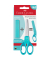 Kinderschere Grip Schulschere, Edelstahl, rostfrei, 13,5cm, t&uuml;rkis