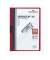 Klemmhefter DURACLIP 30 220031, A4 rot, f&uuml;r ca. 30 Blatt, Polyvinylchlorid (PVC) 80g