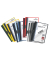 Klemmhefter DURACLIP 30 220000, A4 5x rot/wei&szlig;/anthrazit/hellblau und dunkelgr&uuml;n, f&uuml;r ca. 30 Blatt, Polyvinylchlorid (PVC) 80g