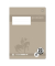 Schulheft 734010323 Premium, Lineatur 23 / rautiert, A4, 90g, grau, 16 Blatt / 32 Seiten