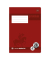 Schulheft 734010378 Premium, Lineatur 27 / liniert mit Rand innen/au&szlig;en, A5, 90g, rot, 16 Blatt / 32 Seiten