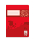 Schulheft 734010607 Premium, Lineatur 7 / kariert, A5, 90g, rot, 32 Blatt / 64 Seiten