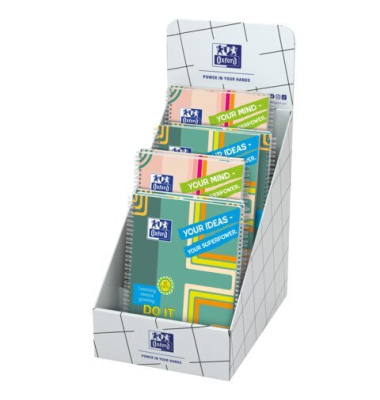 Collegeblock Mind Power Limited 2026, A4+, 80 Blatt, liniert+kariert, sortiert OXFORD 400207635