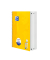 Collegeblock 100050356 Schule, Lineatur 26 / kariert mit wei&szlig;em Rand, A4+, 90g, gelb, 80 Blatt