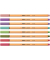 Fineliner-Set point 88, 88/8-04, orange, wei&szlig;e Streifen (Schreibfarbe: 8-farbig sortiert), 0,4mm