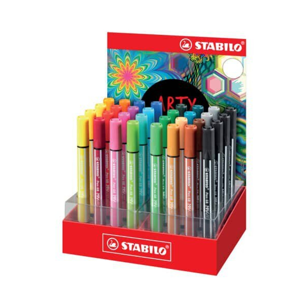 32 Stück Stabilo Faserschreiber 1 + 5 mm Pen 68 MAX 32 Stück sortiert STABILO 76832-01 4006381590075 Stabilo 32 Stück