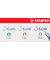 F&uuml;llerpatrone EASYbuddy M+L, sortiert STABILO 503016-17