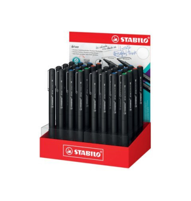 Fineliner dr!ver fine + medium, sortiert STABILO 1088-108932-1