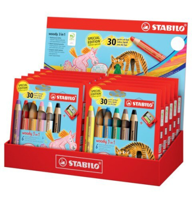 Farbstiftetui Woody, sortiert STABILO 880660-1