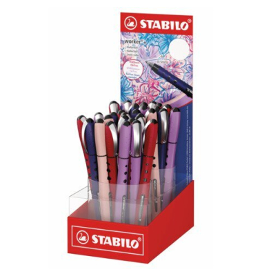 Tintenroller Worker+ Wildflower NatureColors, 0,5 mm, sortiert STABILO 202030