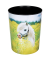Papierkorb 26662, 13 Liter, rund, Motiv: Pferd im Rapsfeld