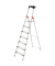 Haushaltsleiter 8040-707 L80 ComfortLine, 1x 7 Stufen, silber, Aluminium