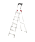 Haushaltsleiter 8160-707 L60 StandardLine, 1x 7 Stufen, silber, Aluminium