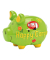 Spardose Schwein (mittel) 10041895 , "Happy Camper"
