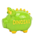 Spardose Schwein (mittel) 10043191 , "Dinosau"