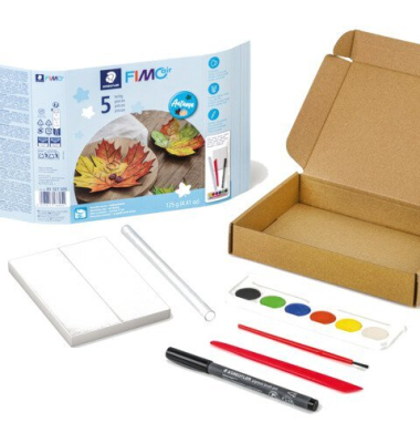 Modelliermasse FIMOair Herbstblatt STAEDTLER 81 SET S05
