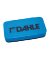 Tafelwischer 95097-02505 magnetisch blau