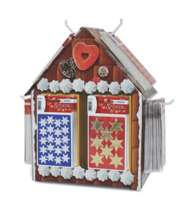 Weihnachtssticker Sterne, sortiert HERMA 3241