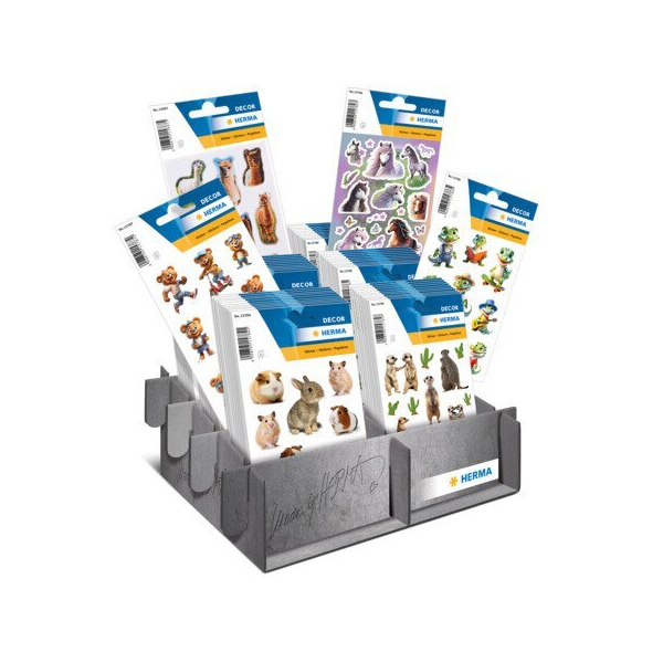 60 Stück Herma Warenpaket Sticker Decor Tiere, sortiert HERMA 15783 4008705157834 Herma