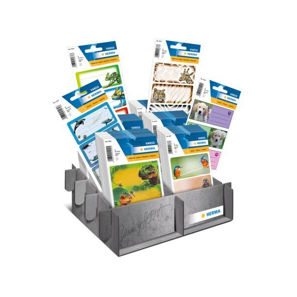 60 Stück Herma Schuletikette WP Tiere, sortiert HERMA 15788 4008705157889 Herma