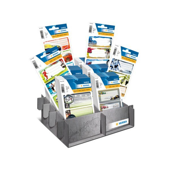 60 Stück Herma Schuletikette WP Sport, sortiert HERMA 15789 4008705157896 Herma