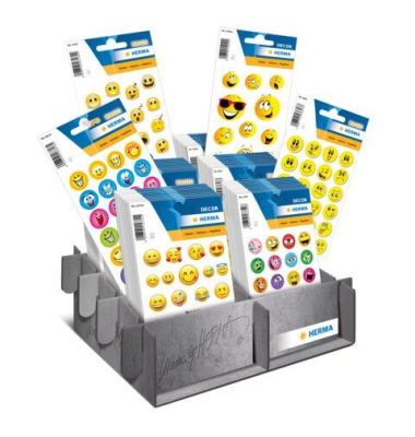 Schmucketikette WP Happy Faces, sortiert HERMA 15790