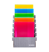 Schnellhefter Transluzent - PP Serie 20133, A4, bunt, Kunststoff, 80g, Vorderdeckel bunt- transluzent