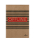 Notizbuch 26071-15, Offline, braun, A4, kariert, 80 Blatt / 160 Seiten