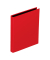 Ringbuch Basic Colours 20405-03, A5 4 Ringe 25mm Ring-&Oslash; Karton, PP-kaschiert rot
