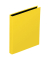 Ringbuch Basic Colours 20405-04, A5 4 Ringe 25mm Ring-&Oslash; Karton, PP-kaschiert gelb