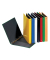Ringbuch Basic Colours 20405-00, A5 4 Ringe 25mm Ring-&Oslash; Karton, PP-kaschiert farbig sortiert
