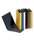 Ringbuch Basic Colours 20605-00, A4 4 Ringe 25mm Ring-&Oslash; Karton, PP-kaschiert farbig sortiert