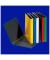 Ringbuch Basic Colours 20605-00, A4 4 Ringe 25mm Ring-&Oslash; Karton, PP-kaschiert farbig sortiert