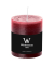 Stumpenkerzen Marble Rustik 281003.067 ohne bordeaux 80x68mm (Hx&Oslash;) ca. 34 Stunden Brenndauer