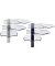 Briefablagenset CopySwinger 720+3005+000, A4/B4, anthrazit-transparent, Kunststoff