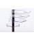 Briefablagenset CopySwinger 720+4005+000, A4/B4, anthrazit-transparent, Kunststoff
